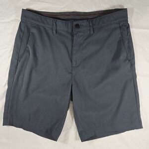 Jachs Men's Flat Front Shorts - Slate Blue